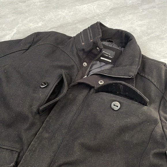 Men’s Rocawear Wool Blend Winter Jacket Zipper Coat Large - Picture 9 of 16